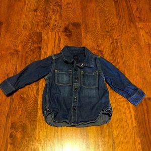 Button up denim shirt